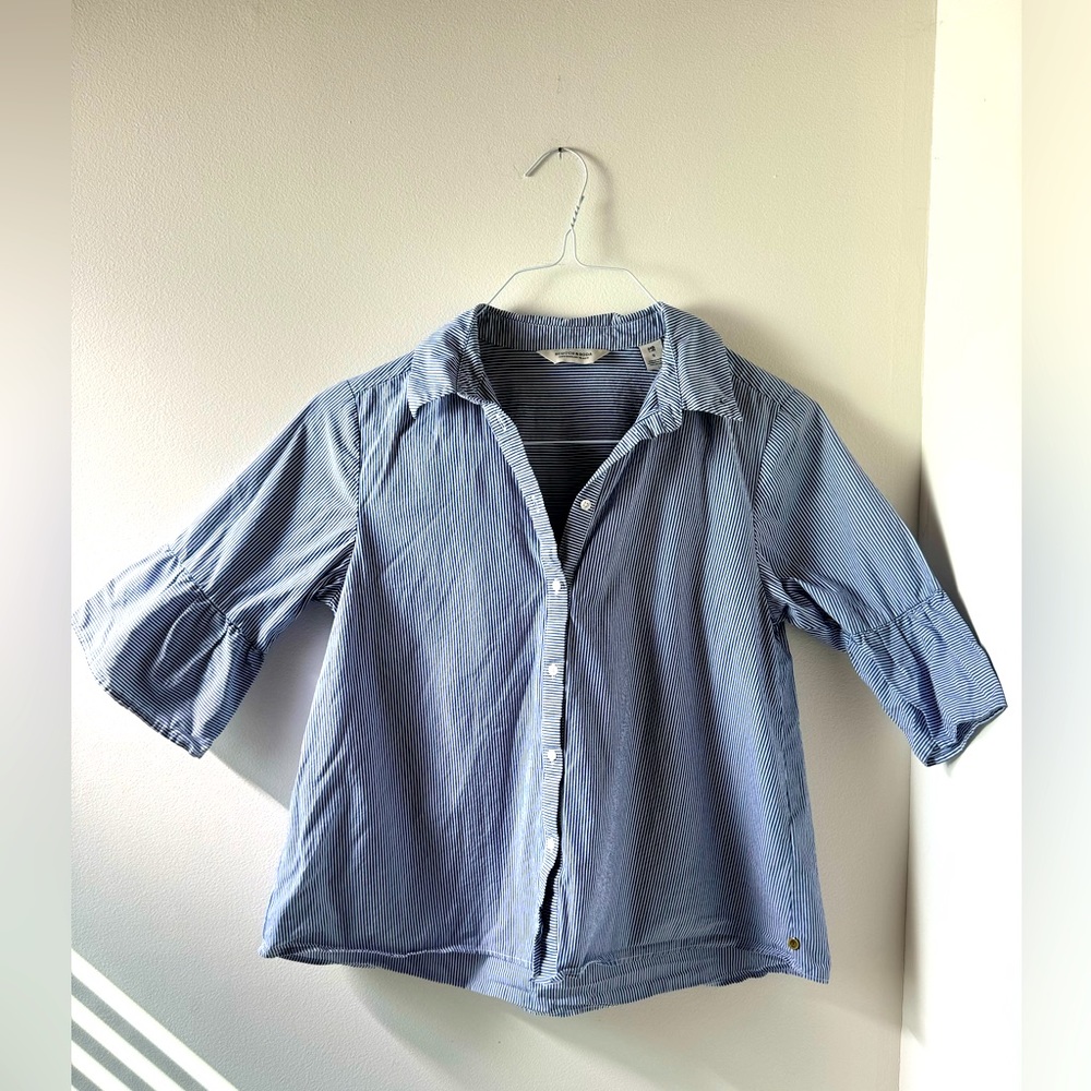 Scotch & Soda Nautical Striped Babydoll Top Size SM